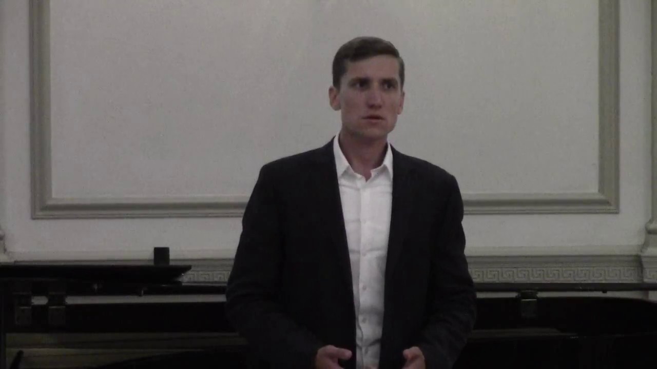 Brian Mextorf, baritone and Brent Funderburk, piano in recital (part 1)