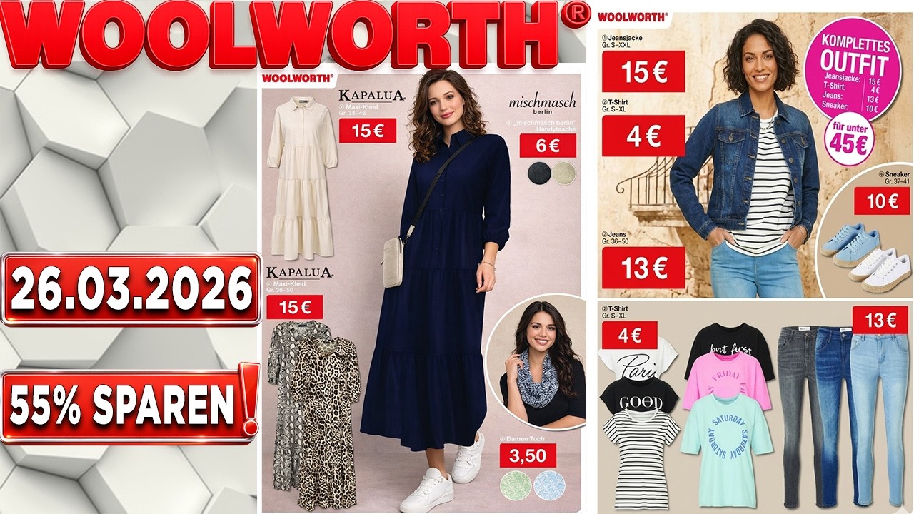 WOOLWORTH Prospekt Diese Woche – Gültig von 26.03.2026 Angebote werbung #prospekt #angebote