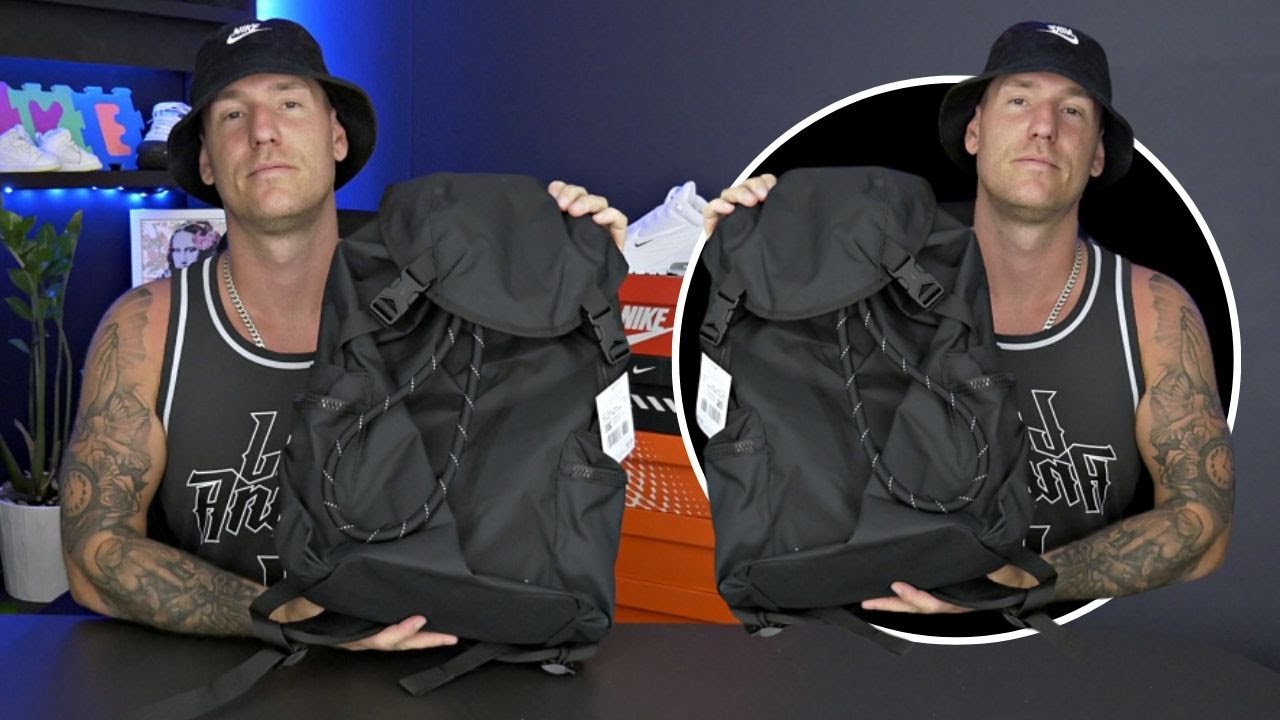 Unboxing/Reviewing The Nike Heritage Black/Black/White Backpack (On Body)