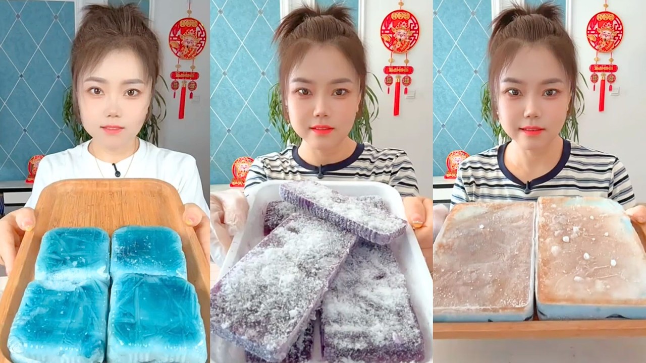 Homemade Traditional Chinese Ice Eating Show #79