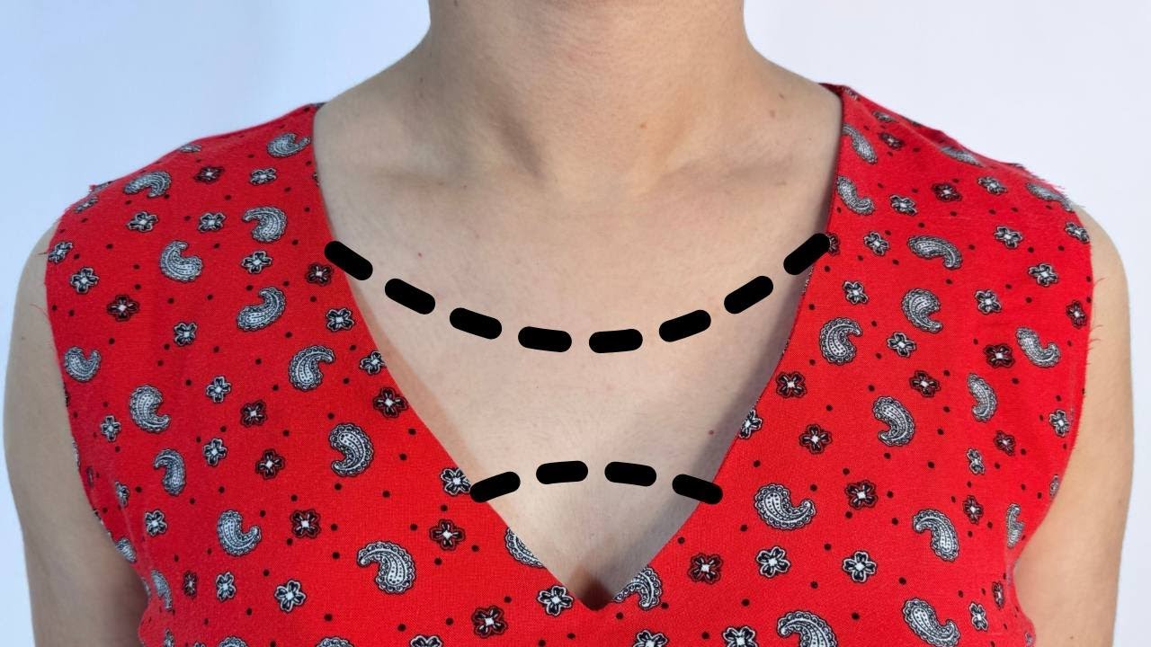 How to Fix a Loose Neckline : Easy Sewing Hacks for Beginners 🤩