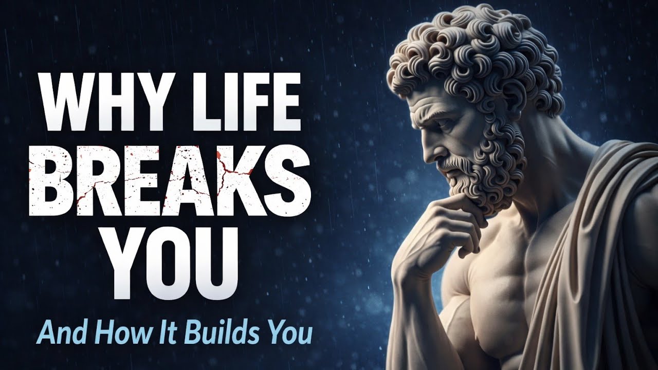 WHY LIFE BREAKS YOU ( And How it Builds You) Stoic Motivation 