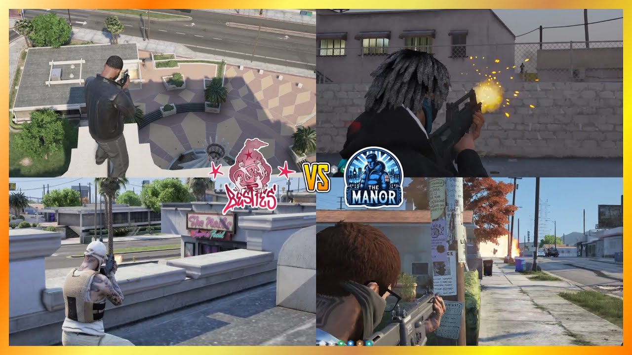 Besties vs Manor In Southside (Multi POVs) | NoPixel 4.0 GTA RP
