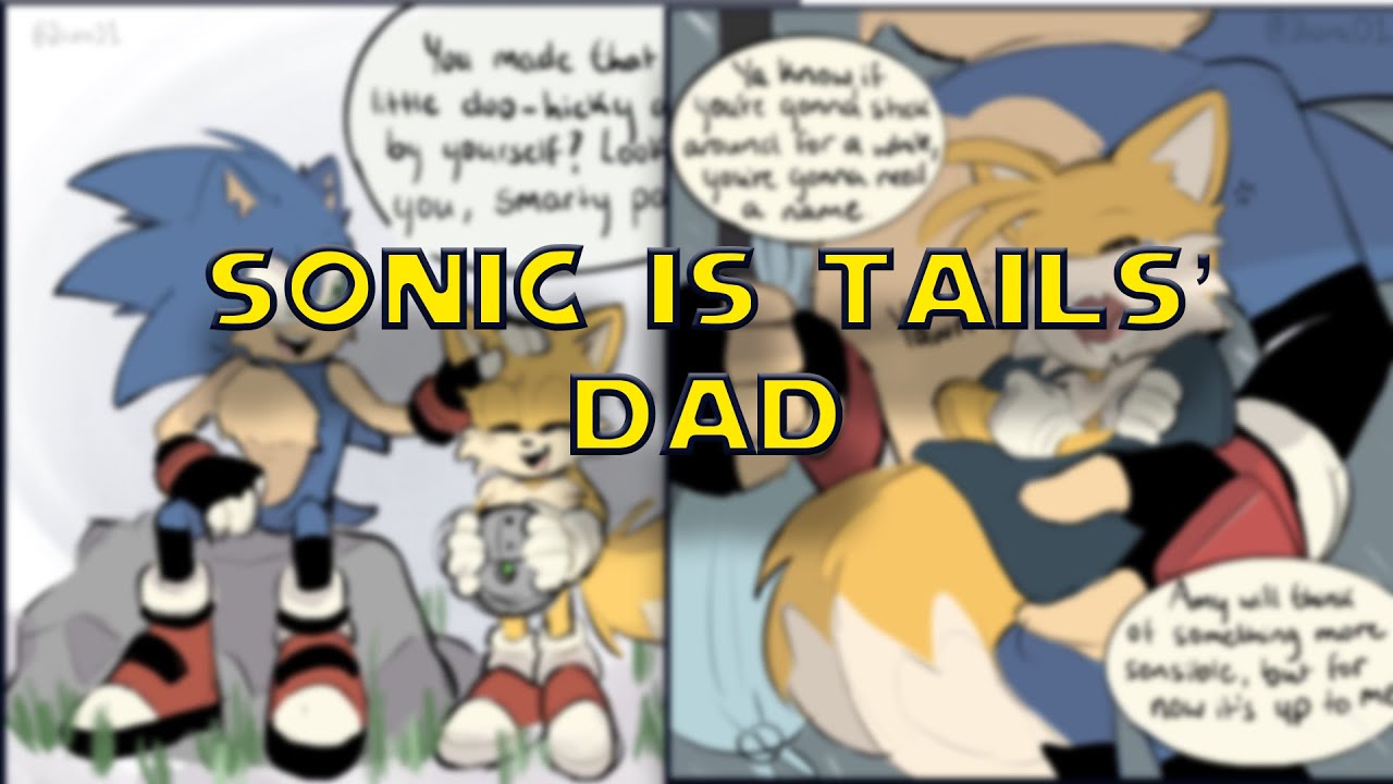 Sonic is Tails' Dad #sonicthehedgehog #sonamy #comicdub