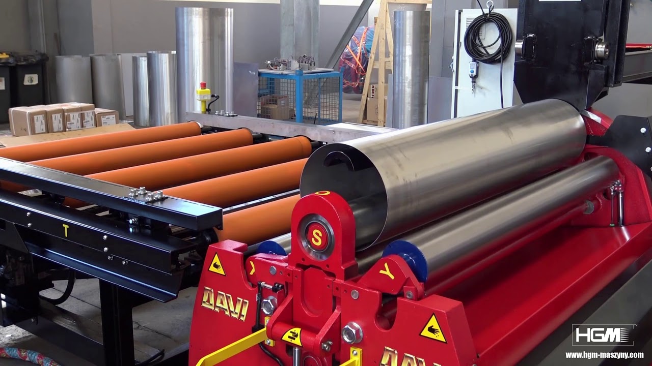 Zwijarka hydrauliczna 4-walcowa - zwijanie w pełni automatyczne - Promau Davi - HGM maszyny