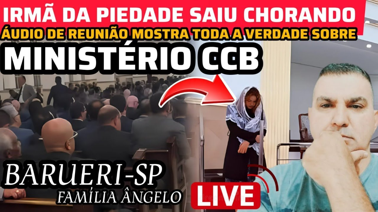CCB- INJUSTIÇA EM BARUERI-SP FIZERAM A IRMÃ DA PIEDADE CHORAR DE ANGUSTIA E AFLIÇÃO, VERGONHA CCB.