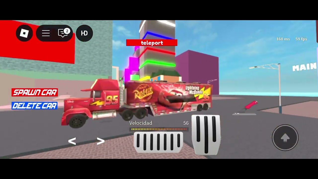 Primera vez en cars 2 en Roblox 