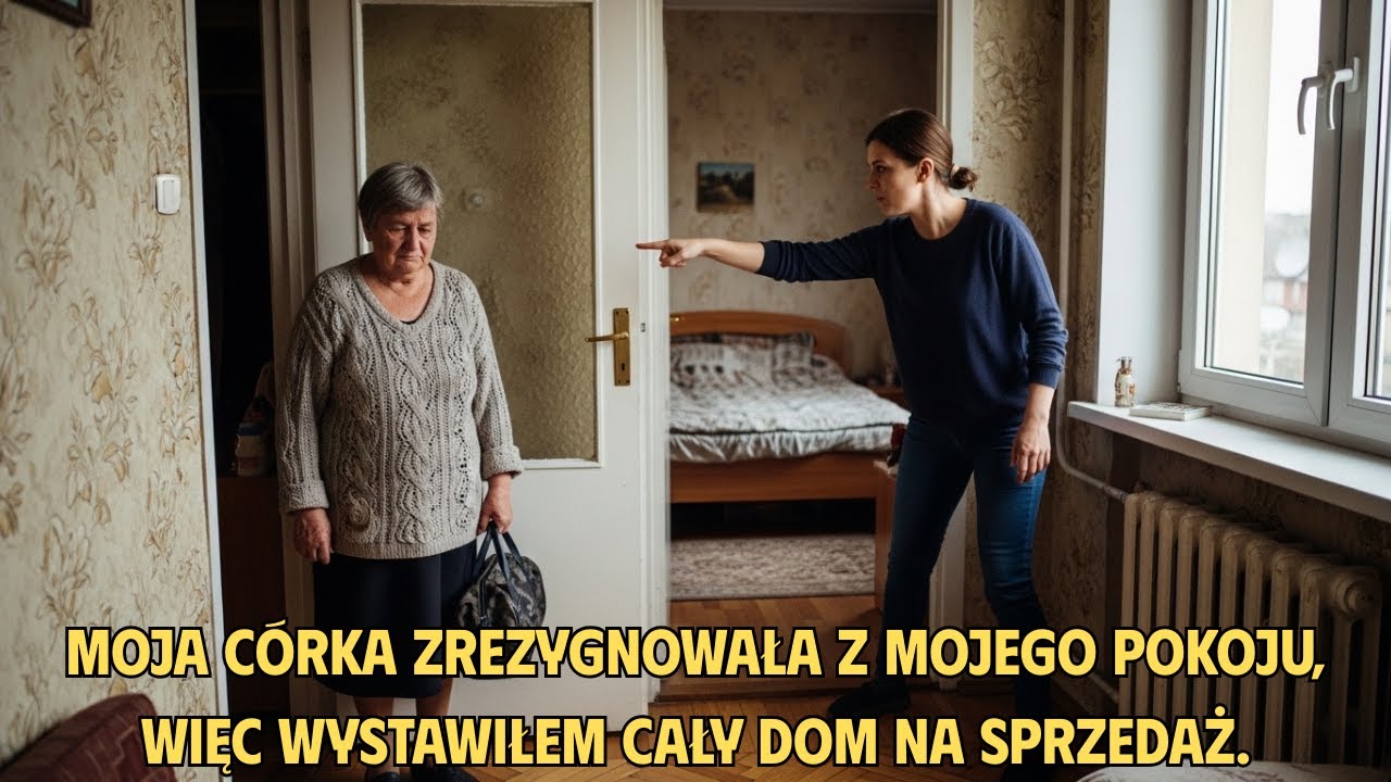 Moja córka zrezygnowała z mojego pokoju, więc wystawiłem cały dom na sprzedaż.