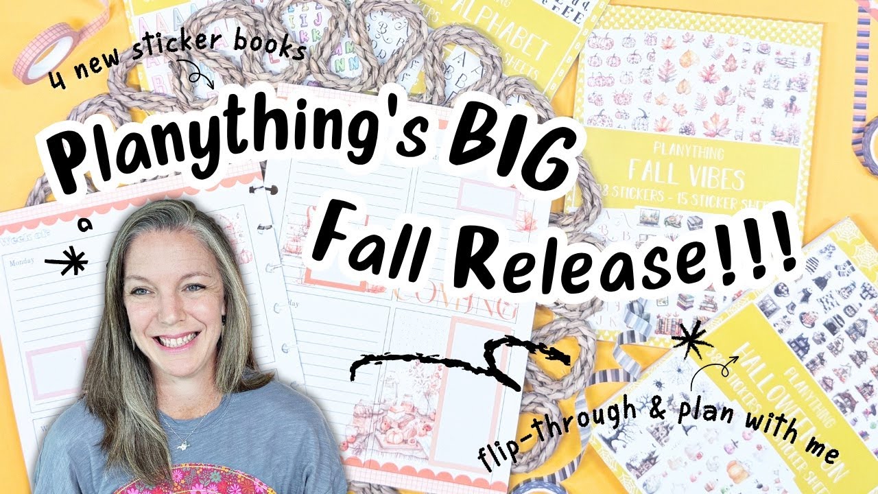 Planything's BIG Fall Release Unboxing + Plan With Me! 🍁