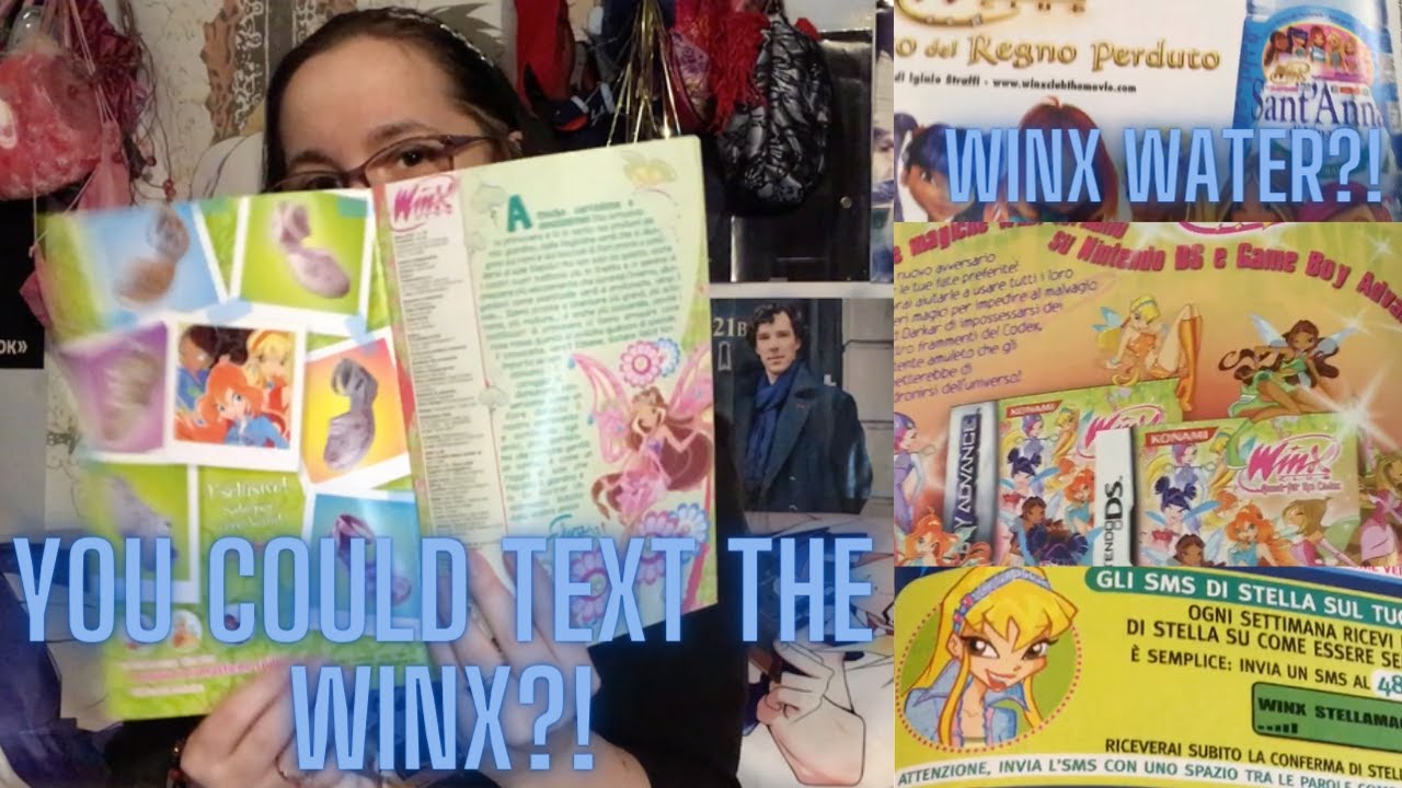 Reacting to old Winx Club magazine ads