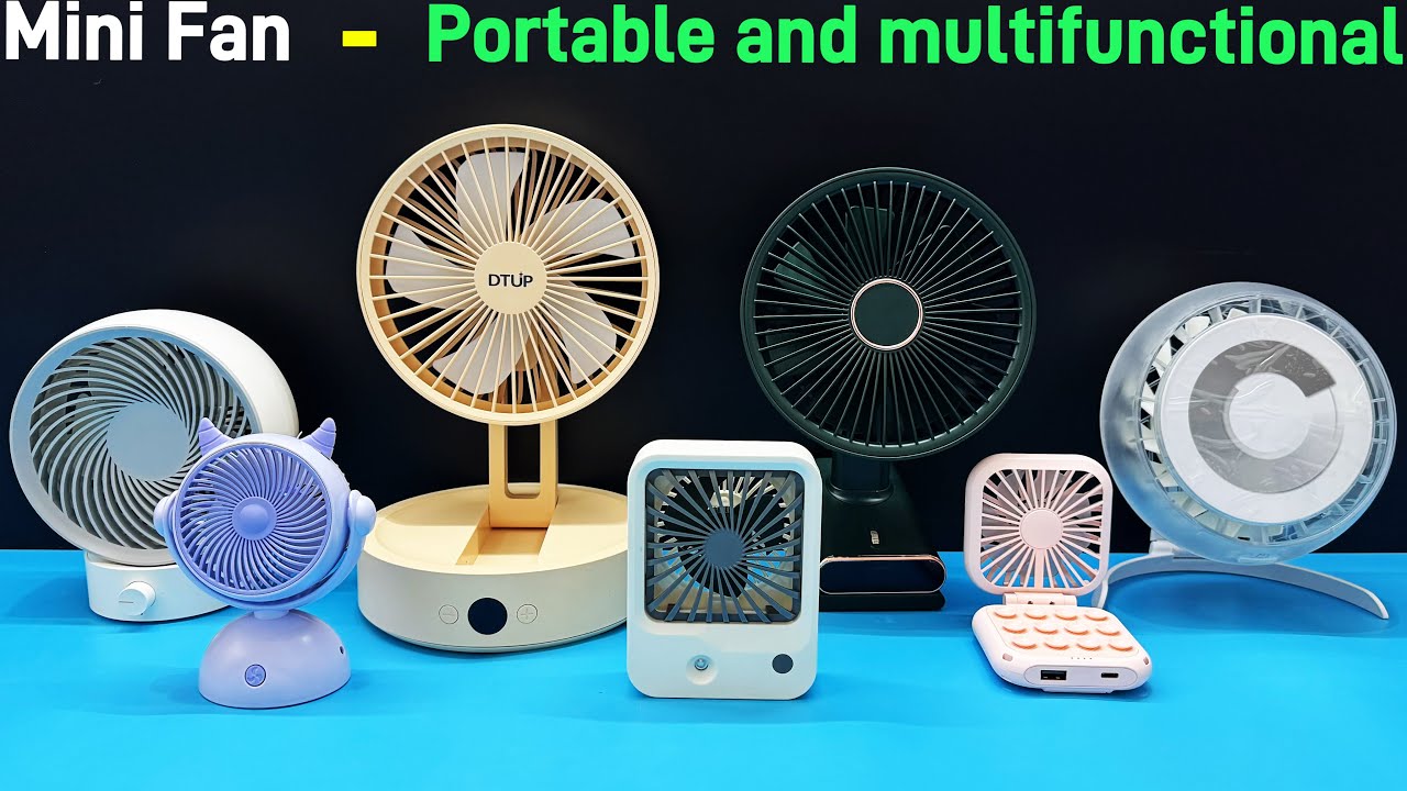 Mini Fan - Portable Multi-function ， Cooling Spray | Unboxing And Review