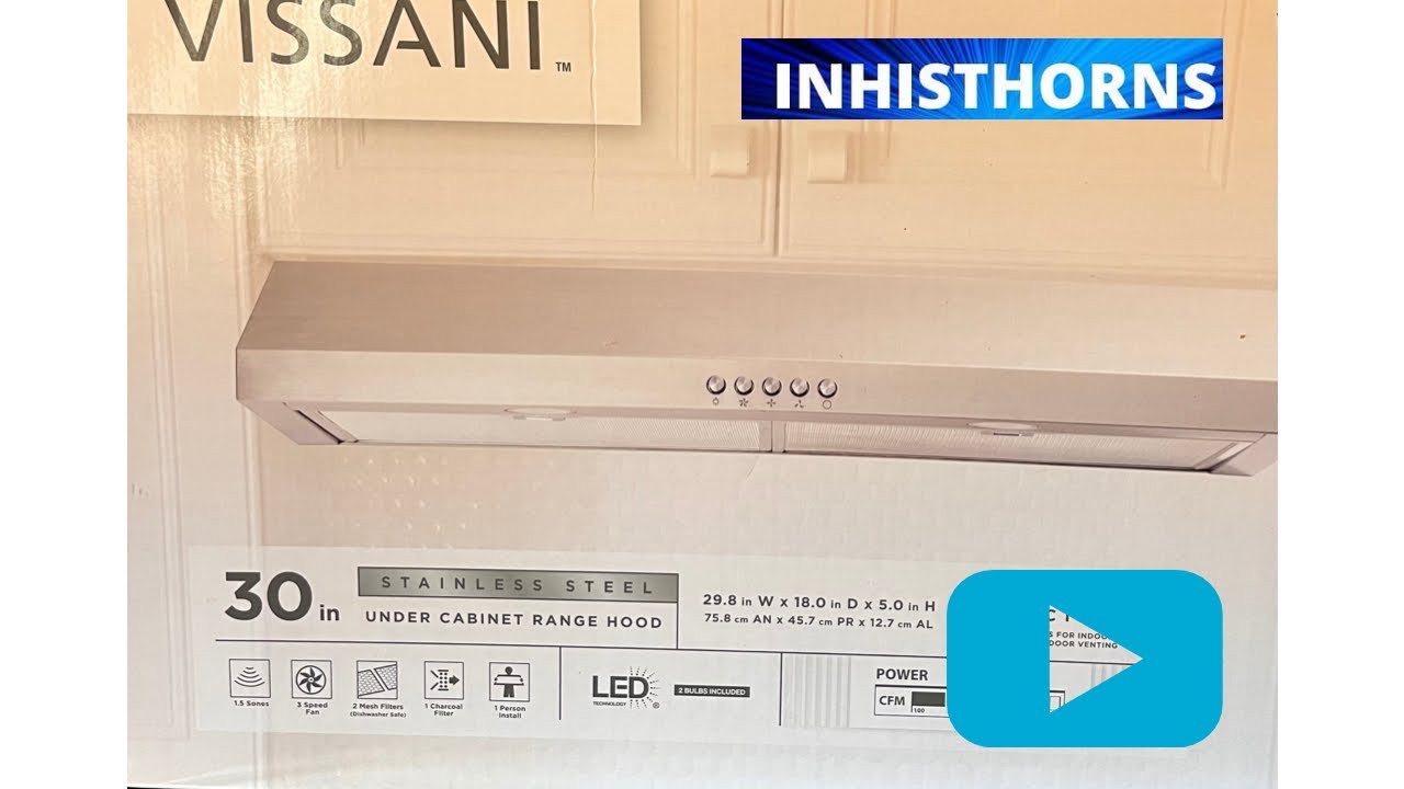 Kitchen exhaust installation DIY Vissani