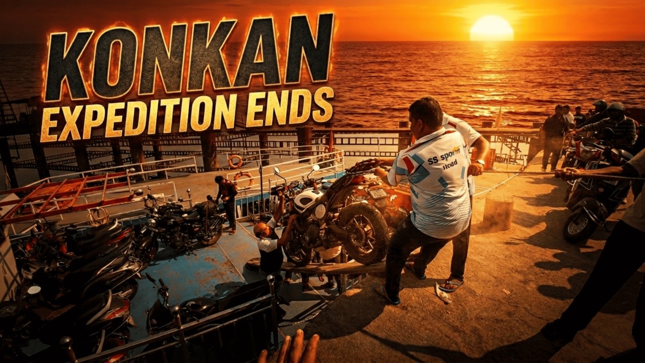 Murud Jetty to Mumbai Ride 🏍️ | Scrambler 400X | Konkan Expedition ends