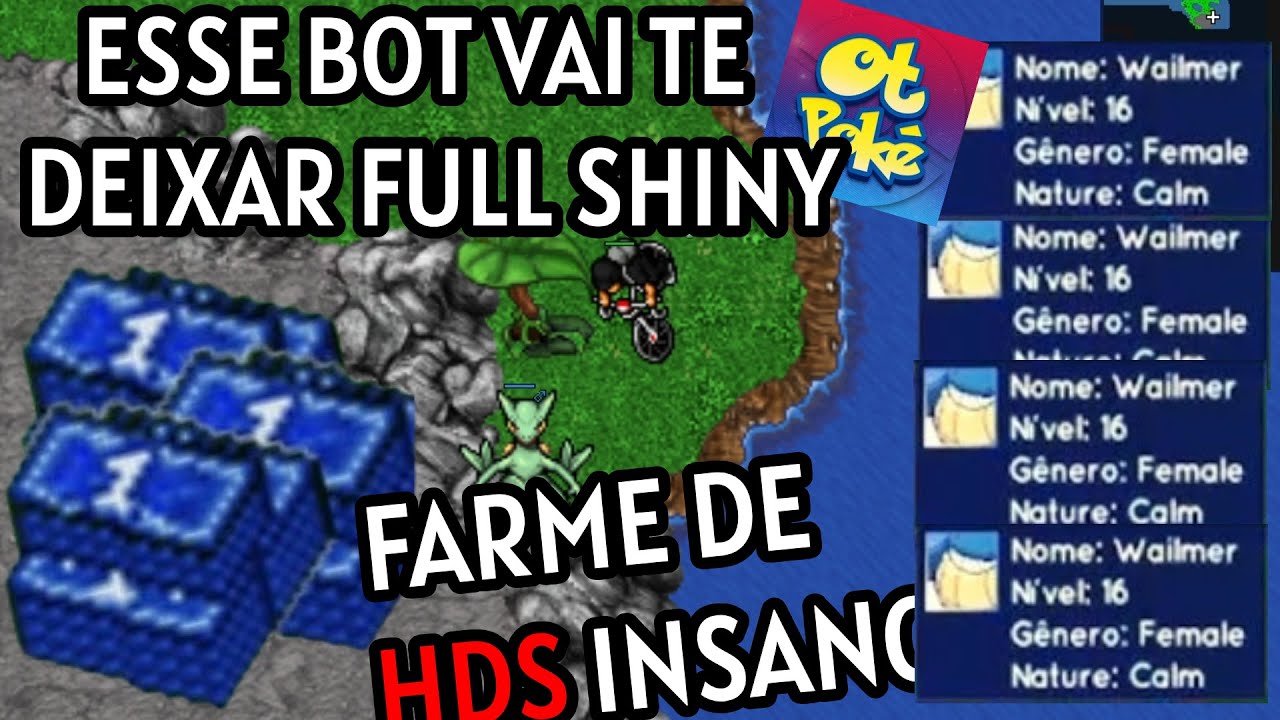 BOT DE PESCA 100% OFFLINE NO OTPOKEMON COM FARME INSANO !! FARME SEU FULL SHINY AGORA!!! 😱😱😱