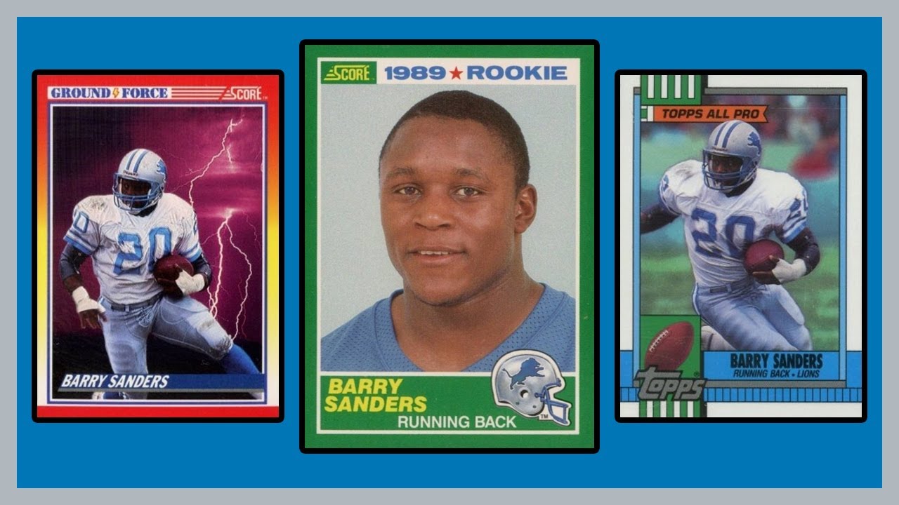 Top 20 Most Valuable Barry Sanders Football Cards From 1989-1990! (PSA graded)