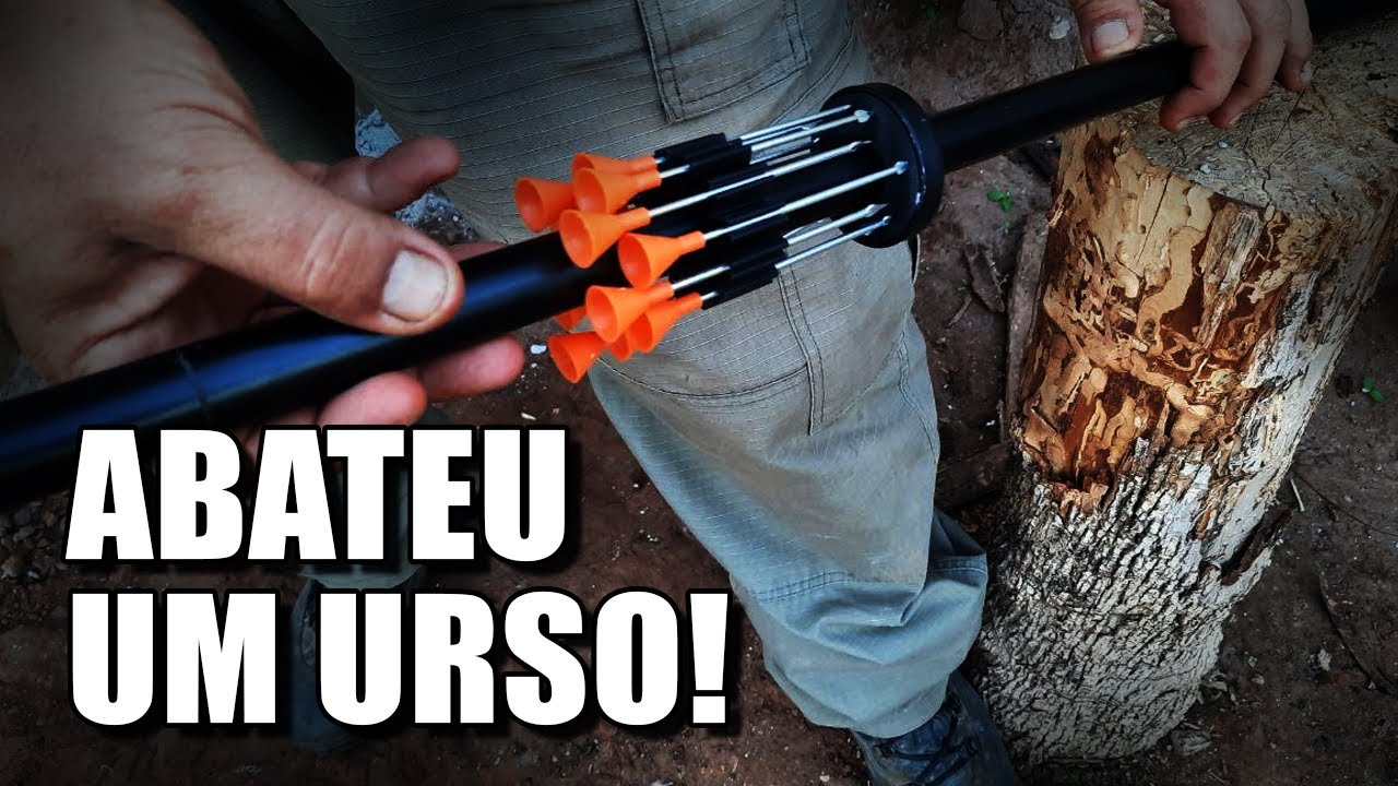 Zarabatana COLD STEEL BIG BORE | Testamos a BLOWGUN mais FORTE do mundo.