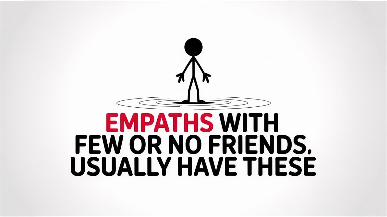 Empaths With Few or No Friends Usually Have These #short