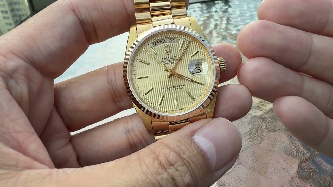 第723集 Rolex Day Date窗簾面 18038 /好過買新裝/父親輩回憶童年回憶/闡述不同地區對此腕錶有不同印象圖騰