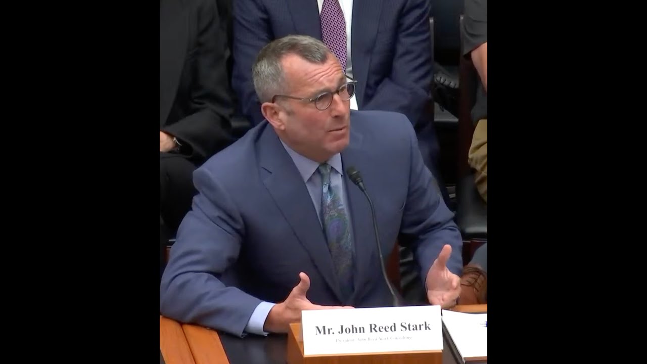 Highlights: John Reed Stark Congressional Testimony