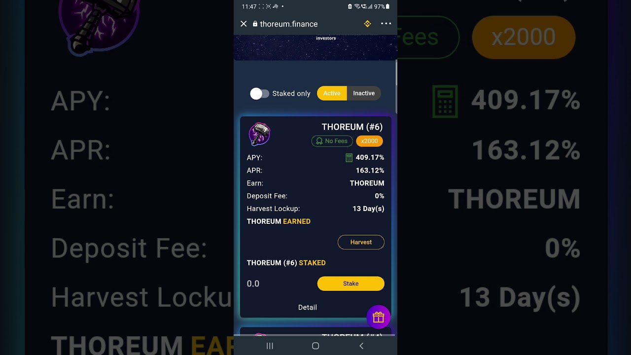 Thoreum finance equal to safemoon