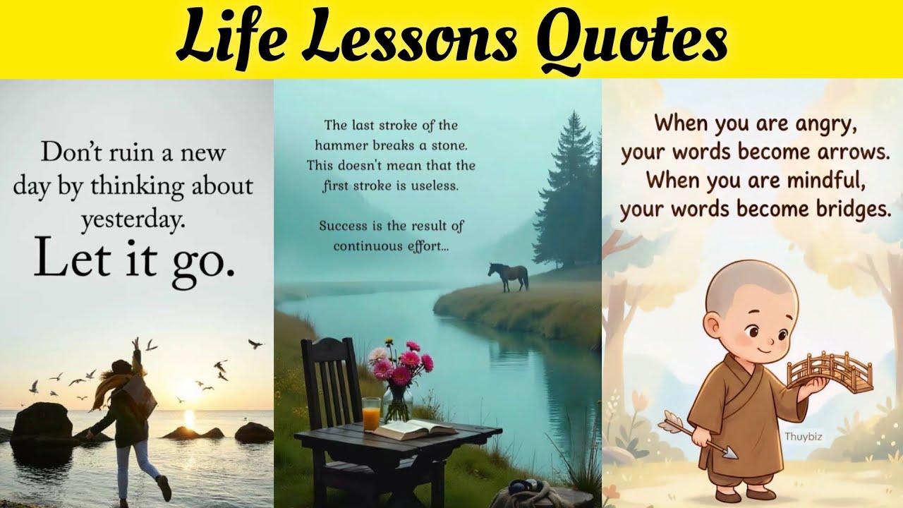 English Quotes about Life Lessons | Beautiful Life Quotes in English