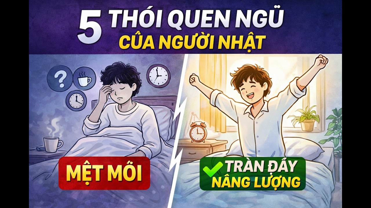 5 Thói Quen Ngủ Của Người Nhật Giúp Bạn Thức Dậy Tràn Đầy Năng Lượng