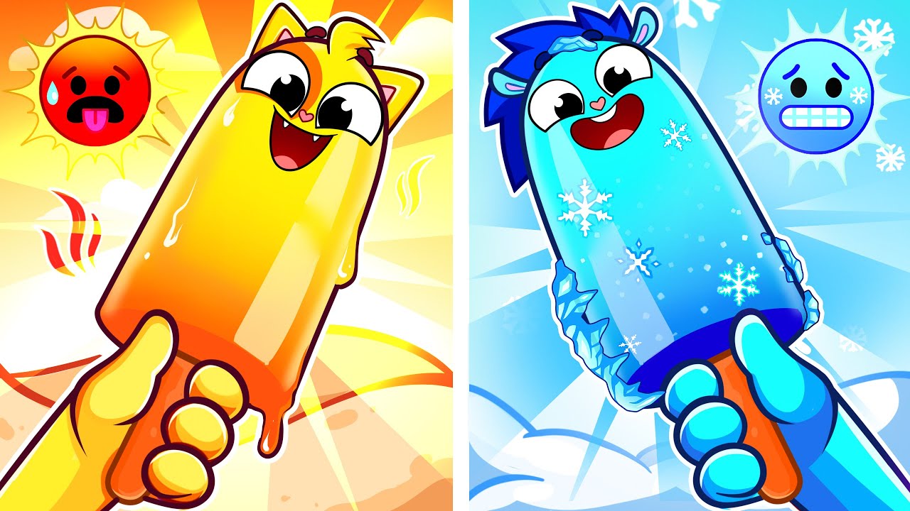 Let’s Learn Opposites☀️❄️ Hot and Cold Song! Kids Songs And Nursery Rhymes by Baby Zoo Karaoke