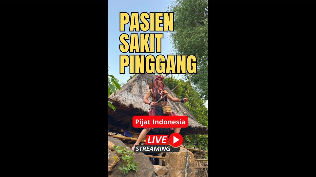 Pijat Indonesia sedang live sekarang! Pasien sakit pinggang