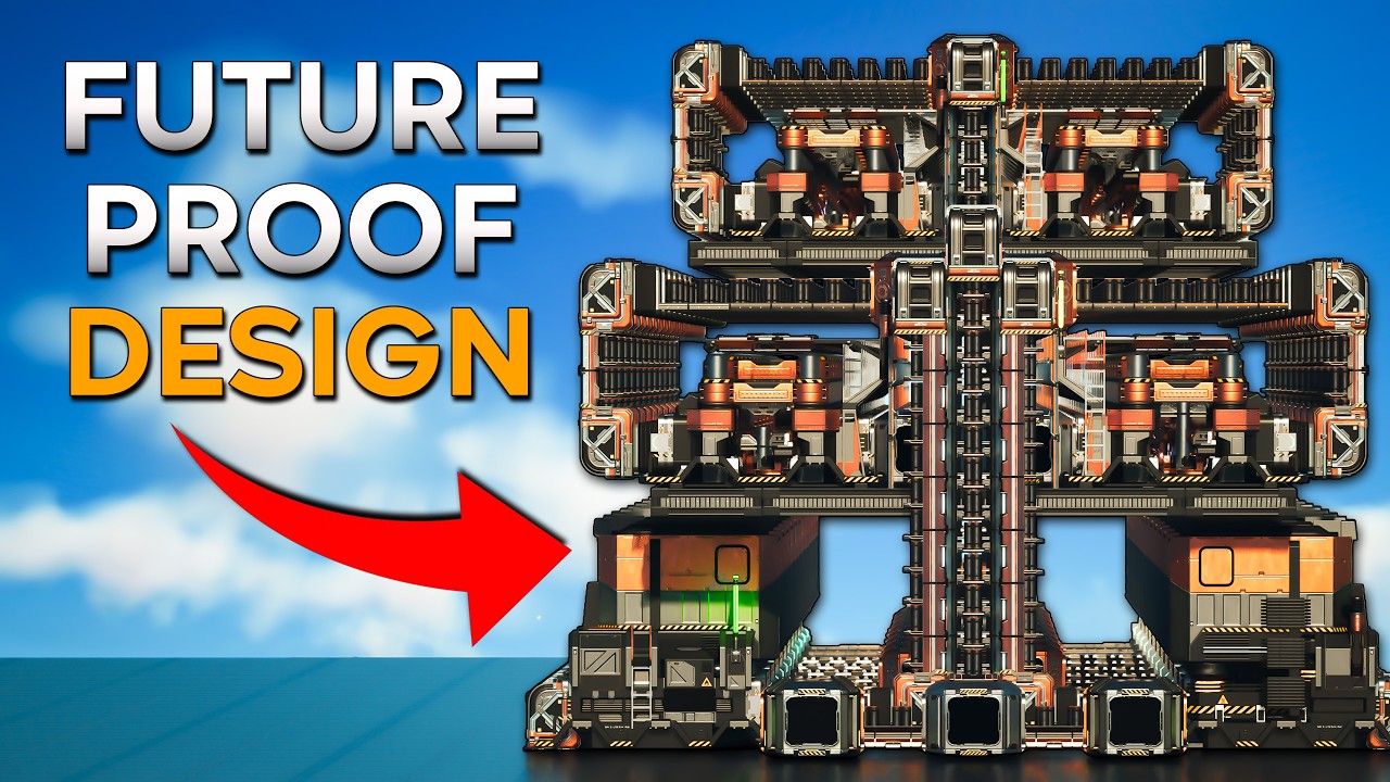 The Only Design You Need To Future Proof Your Factory In Satisfactory
