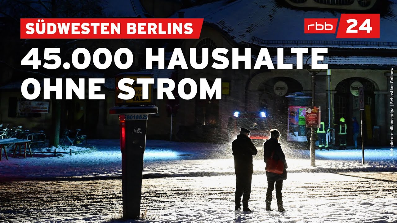 Blackout in Berlin: Stromausfall trifft Zehntausende – Verdacht auf Brandstiftung | rbb24 Spezial