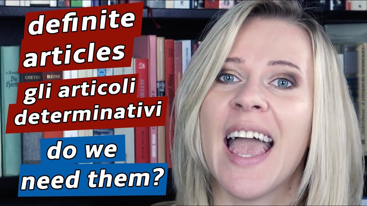 Definite articles. Gli articoli determinativi. Italian for beginners.