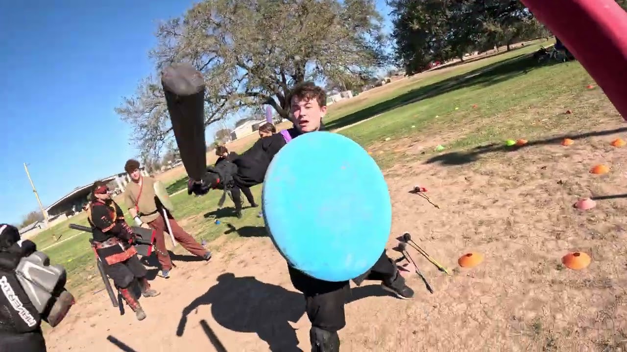Monster's Vale Amtgard LARP Battlegame King of the Hill (Panzer POV)