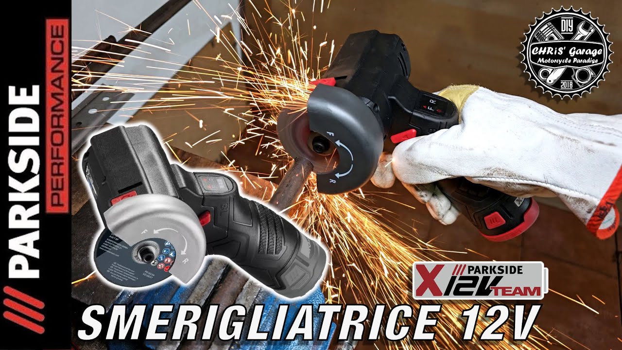 PARKSIDE PERFORMANCE Mini Smerigliatrice Angolare 12v Brushless