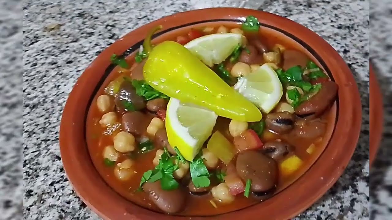 #دوبارة بسكرية بالحمص و الفول من ايادي برايجية #وصفة حارة 🌶️و بنينة و اقتصادية 