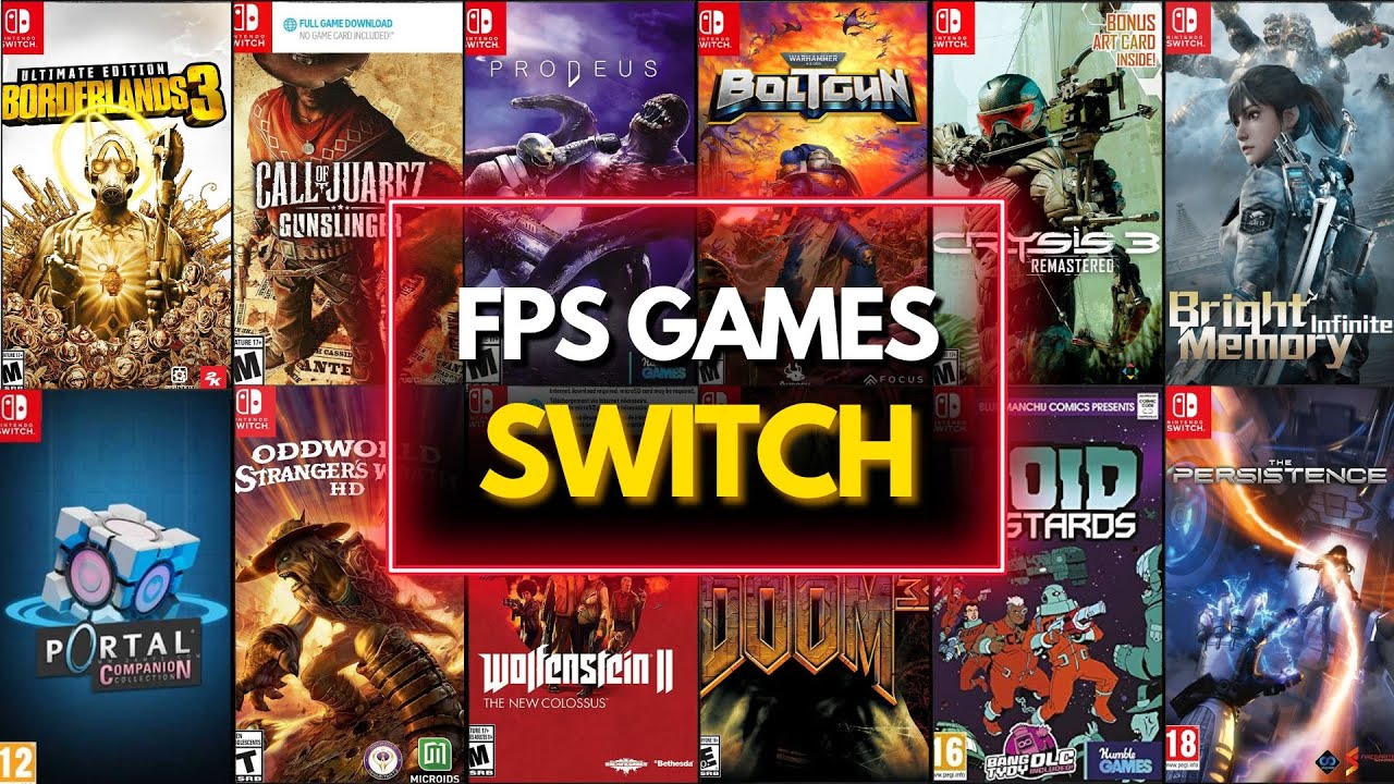 TOP 50 Best FPS Games On Nintendo Switch (2025)