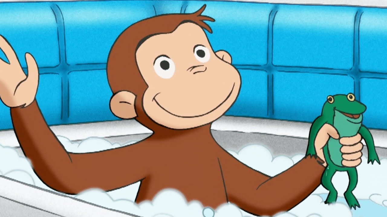 お風呂の時間! 🐵 おさるのジョージ