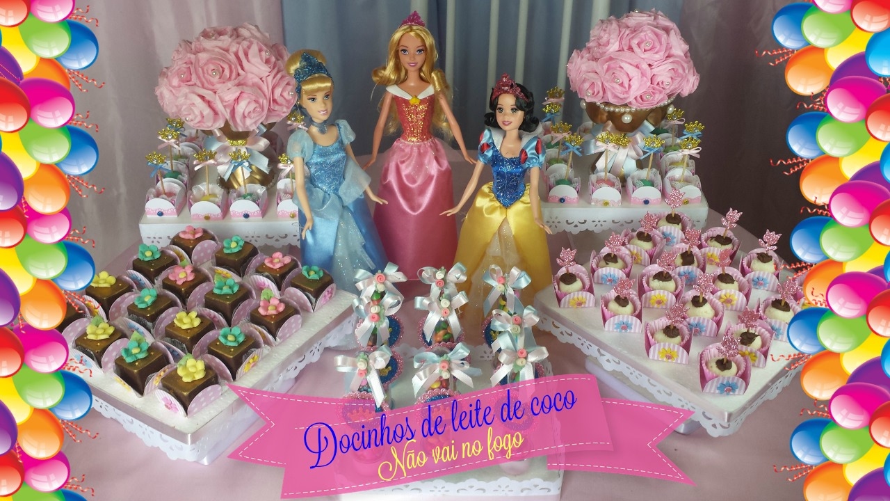 Docinho de leite de cocô que não vai no fogo e bombons recheados - Parte A
