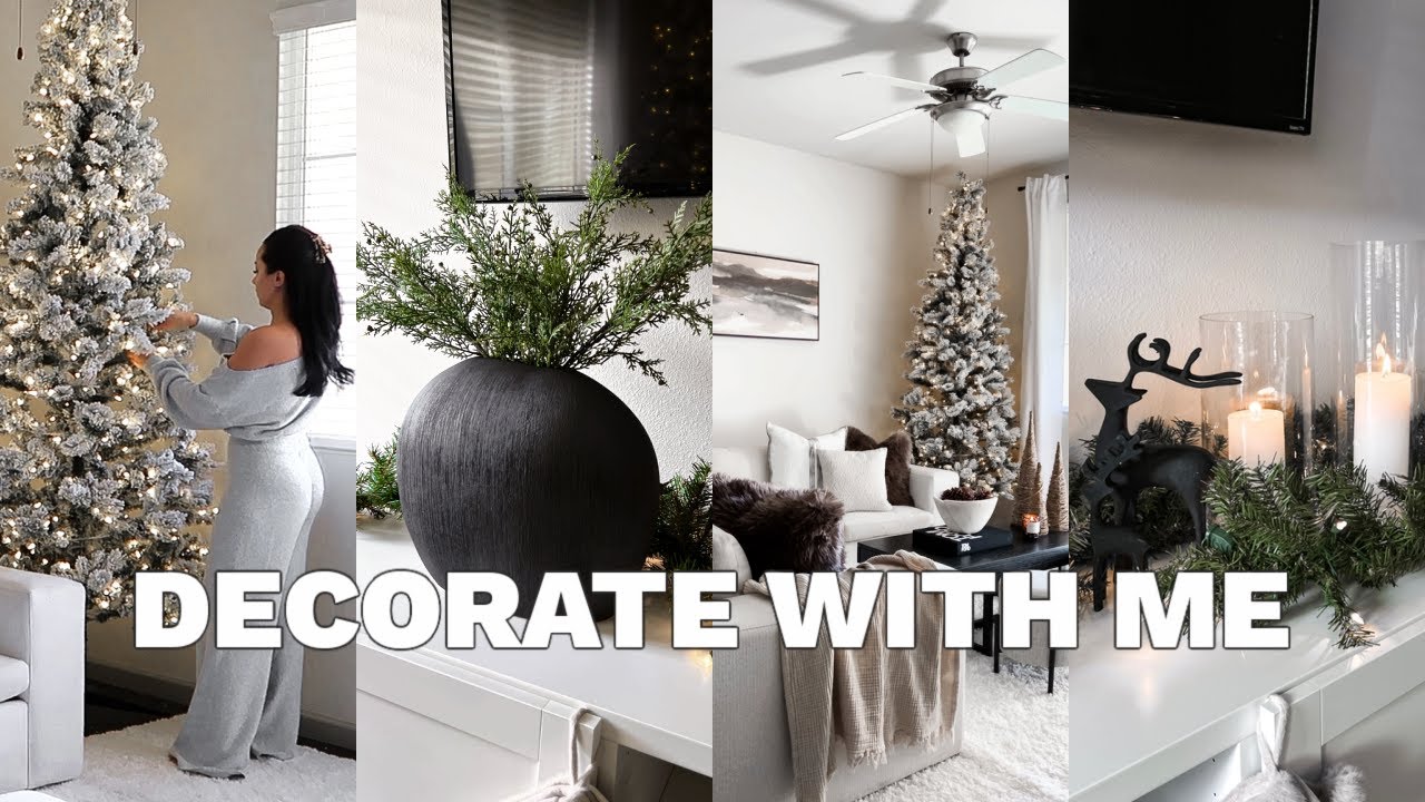 HOLIDAY DECORATE WITH ME 2021 | Marie Jay