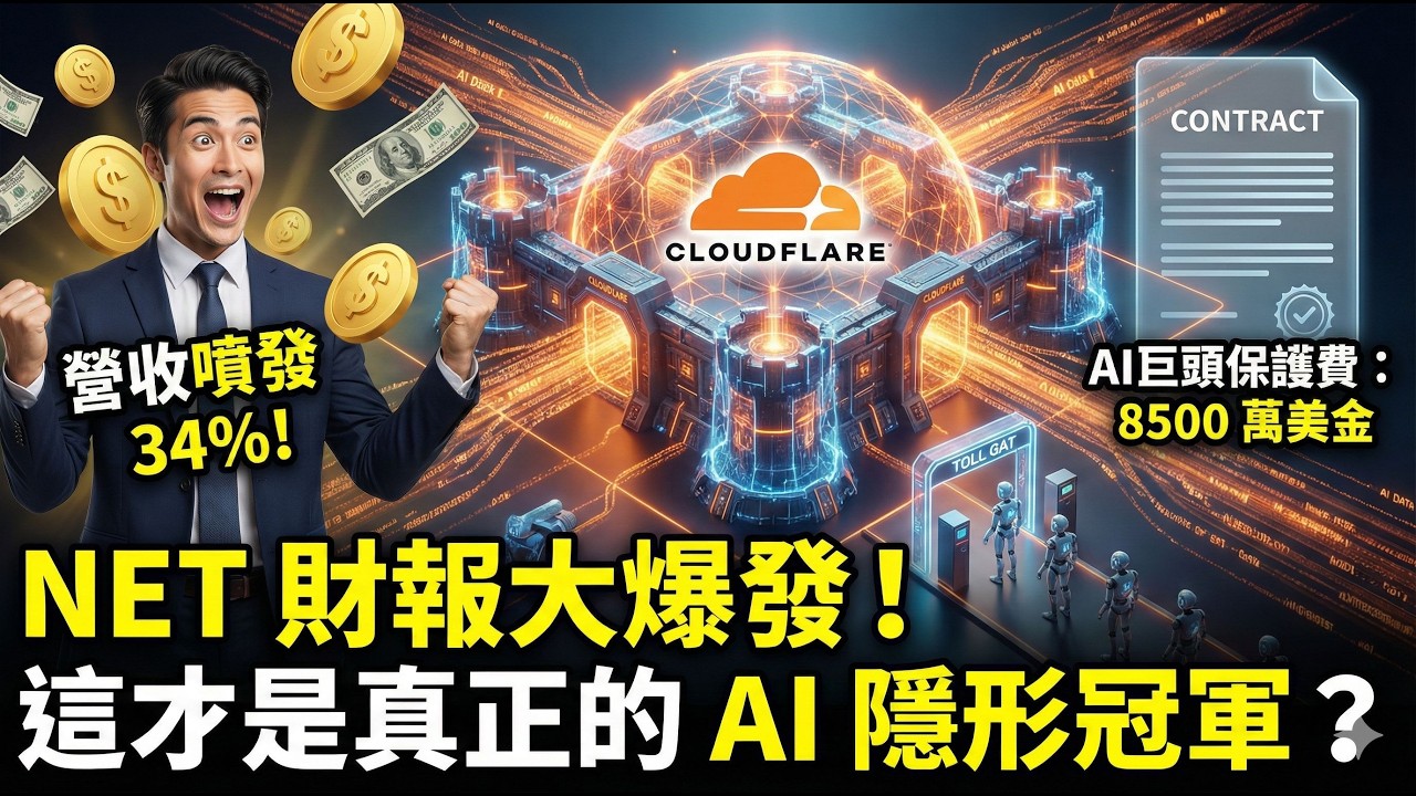 被忽視的 AI 霸主！從財報看 NET 驚人成長：營收連三季加速，16% 現金流利潤率太香了！