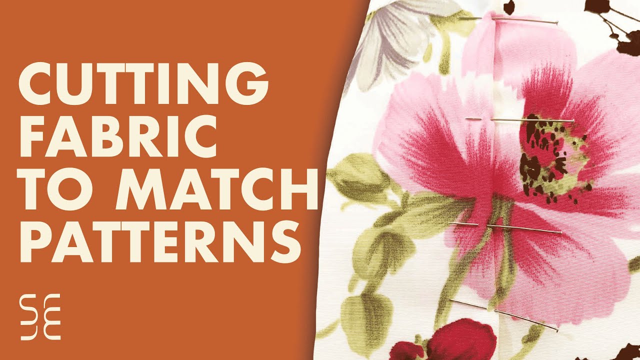 Cutting Fabric To Match Patterns With Large Prints