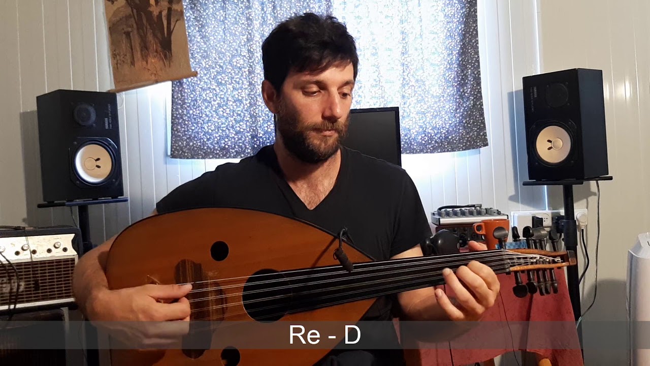 Learn Oud: How to play a series of stations in a Maqam | לימוד עוּד: איך לנגן משפט כרצף של תחנות