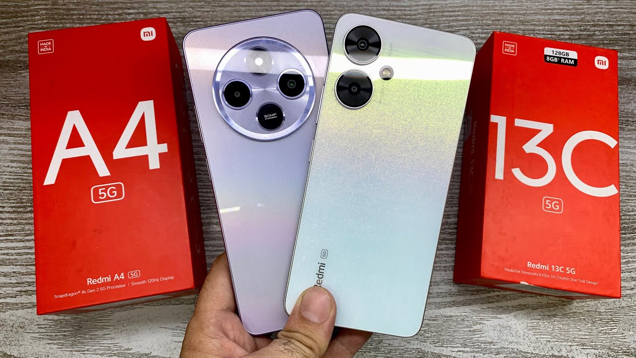 Redmi A4 5g vs Redmi 13c 5g - Best konsa ? | Gaming Processor 🎮| Best Camera 📸 | Amazon Sale 🔥