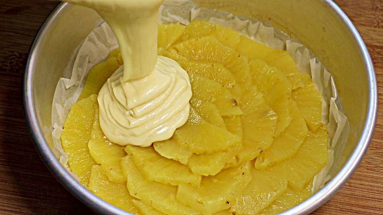 🍍 Если вы любите ананас, вы сойдете с ума от этого торта! # 611