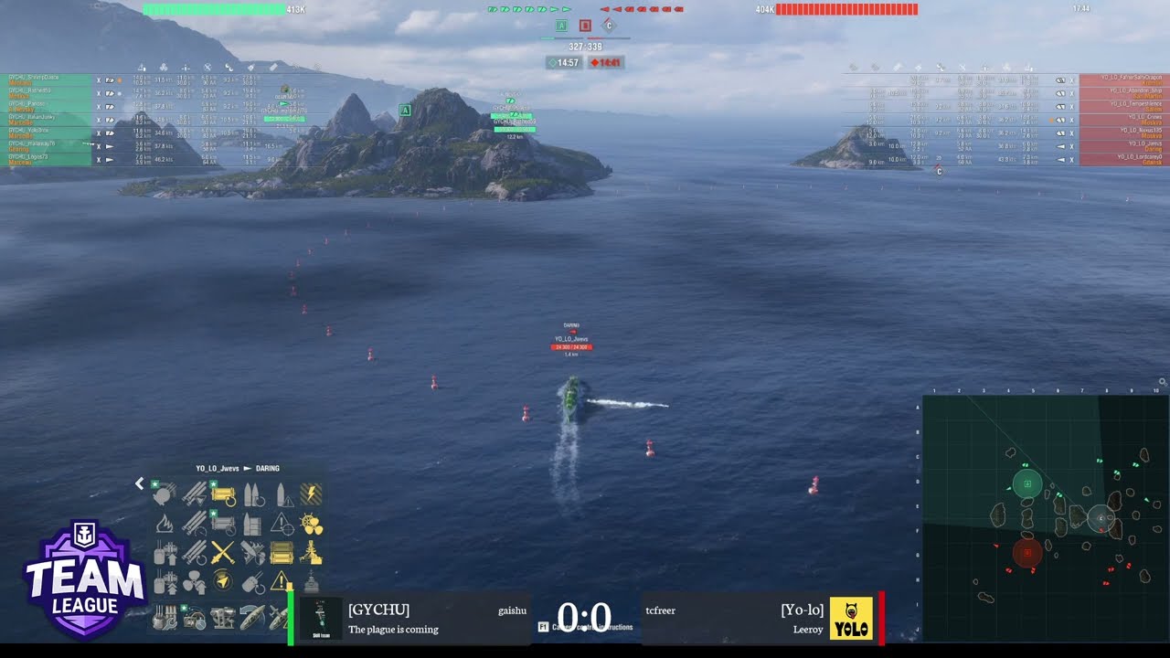 WoWs Team League - Season 7. GYCHU vs Yo-Lo [Playoff Round 1]