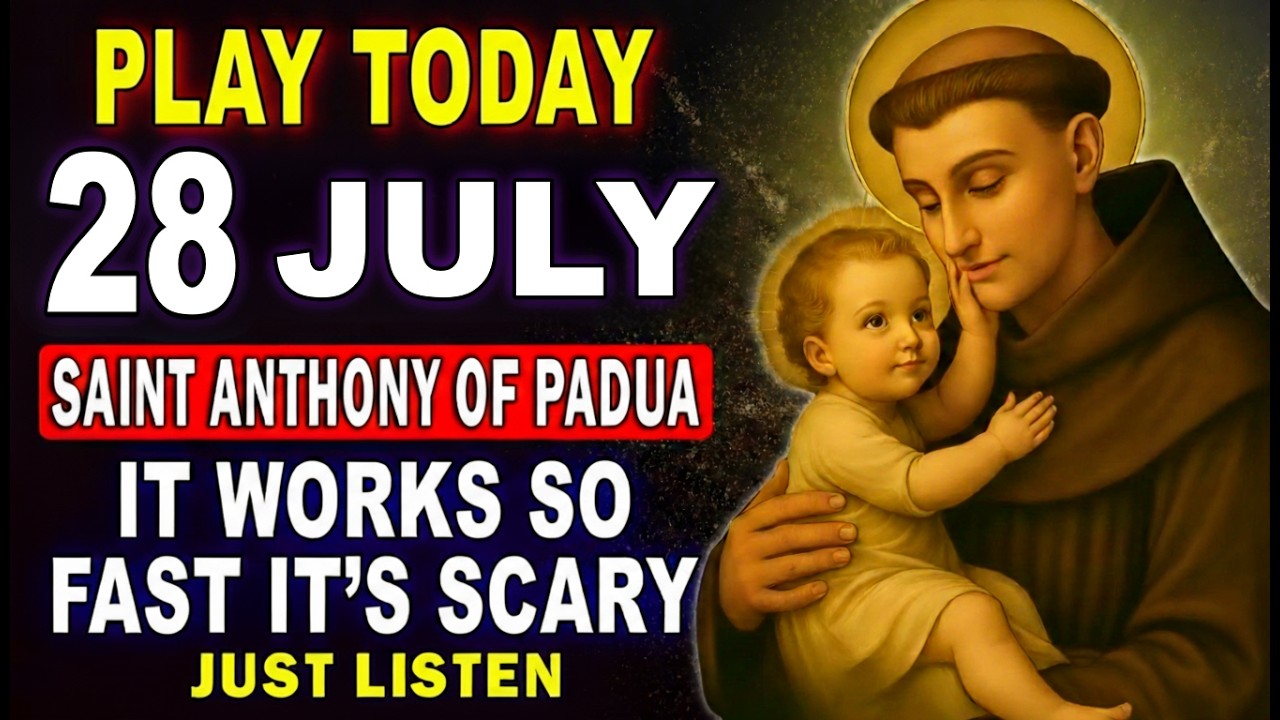 💖СИЛЬНАЯ МОЛИТВА О НЕМЕДЛЕННОМ ЧУДЕ – СВЯТОЙ АНТОНИЙ ПАДУАНСКИЙ🙏