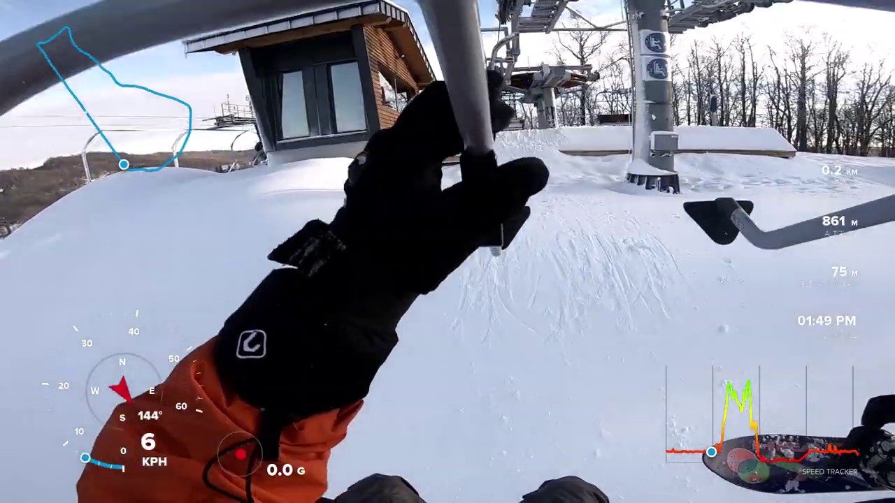 Snowboard Mátraszentistván kék pálya (Hungarian Ski Park)