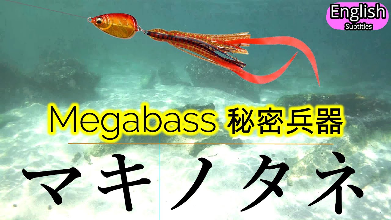 巻くだけ簡単　メガバス　マキノタネ　水中映像　実釣インプレ【ライトショアジギング】