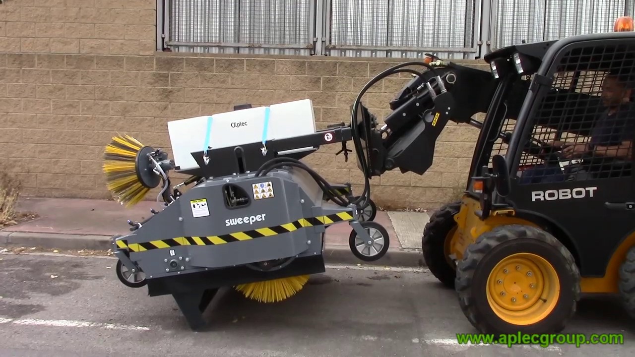 Barredora Industrial serie M - minicargadora - www.aplecgroup.com