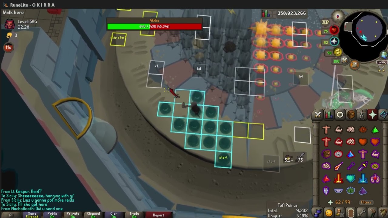 easy AKKHA memory skip / staircase guide
