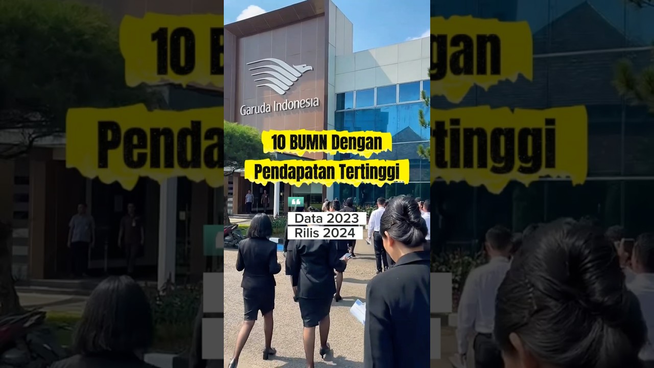 10 BUMN Terkaya di Indonesia 2024 🇮🇩💰 #BUMN #Ekonomi #Shorts